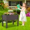 53L Raised Bed Grow Box Self-Watering Planter Box Stand with Water Level Monitor